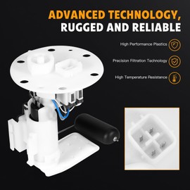 Kozlira Electric Fuel Pump Assembly Compatible with Yamaha C3 2007-2011, Zuma 50 2012-2013, Zuma 50F 2014-2019, Zuma 50FX 2014-2018 - Replace 3B3E39071100, 3B3-E3907-11-00, One Year Quality Assurance