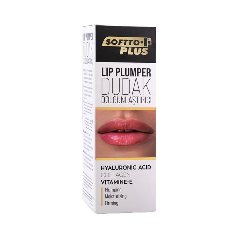 Softto Plus Lip Plumper - Hyaluronic ACID, Collegen Vitamin-E, Plumping,