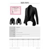 Solid Formal Office Style Open Front Long Sleeves Blazer -