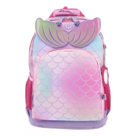 Chenson Mochila Grande Escolar Chenson Primaria Niña Sirena Happy Girl Hg66380-i Rosa 24L