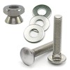 Stainless Steel Sign Mounting Hardware Carriage Bolt with Security Nuts