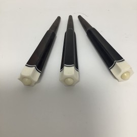 Okinawa Sanshin Karakui 3-Piece Set [Kuroki Hexagonal Sand] Pre-Drilled