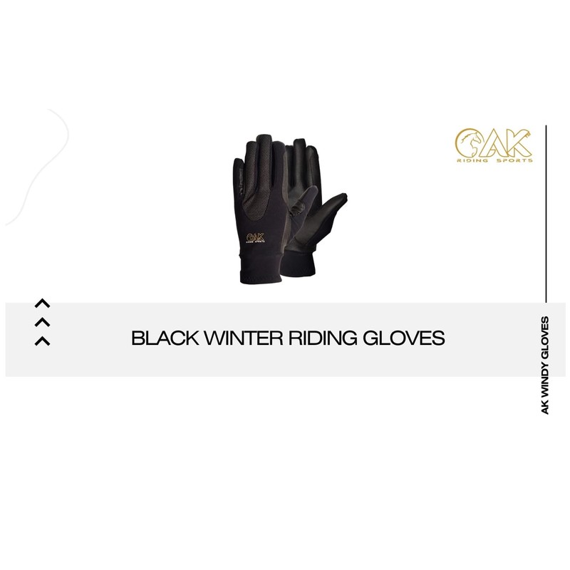 AK Warm Winter Wind Proof Horse Riding Gloves & Winter
