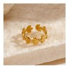 VRNGI Gold Rings That Don't Tarnish Adjustable Rings for Women