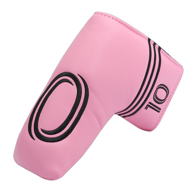 SHABIER Pink Golf Putter Cover with NO.10 Design Headcover for
