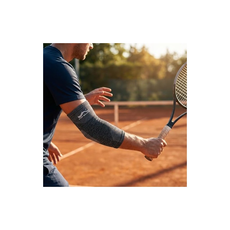 Elbow Support Compression, Tennis and Gym, Size L