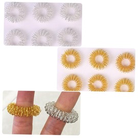 Healvian 40pcs Acupressure Massage for Finger Relief Stress Reduction Hand Fidget Toy for Boy Girl and Adults Lightweight and Portable Finger Massage