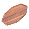 Tea Plate Natural Wood Environmental Protection Uniform Texture Odorless Serving