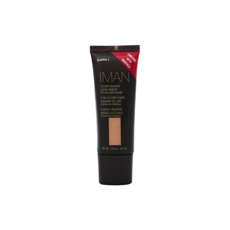 Iman Cosmetics Luxury Radiance Liquid Makeup -- Earth 1