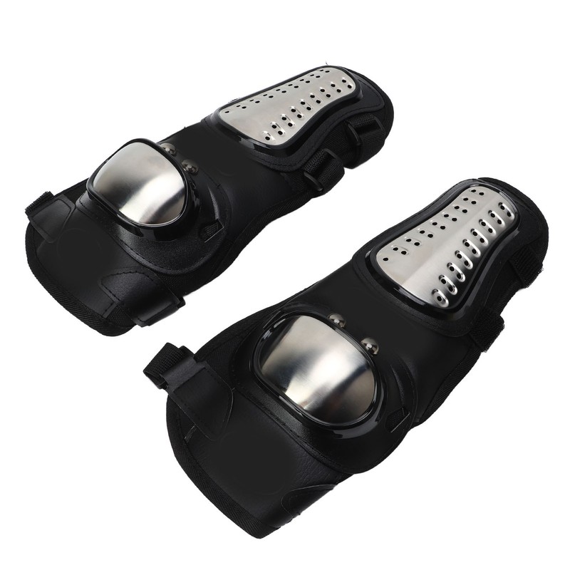 1 Pair Motorcycle Elbow Guards Adjustable 90 Degree Bend Prevent