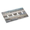 Rustic Quad Toggle Light Switch Cover Wall Plate 4 Gang