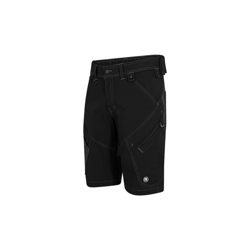 FE Engel Craftsman Work Shorts with 4-Way Stretch, black