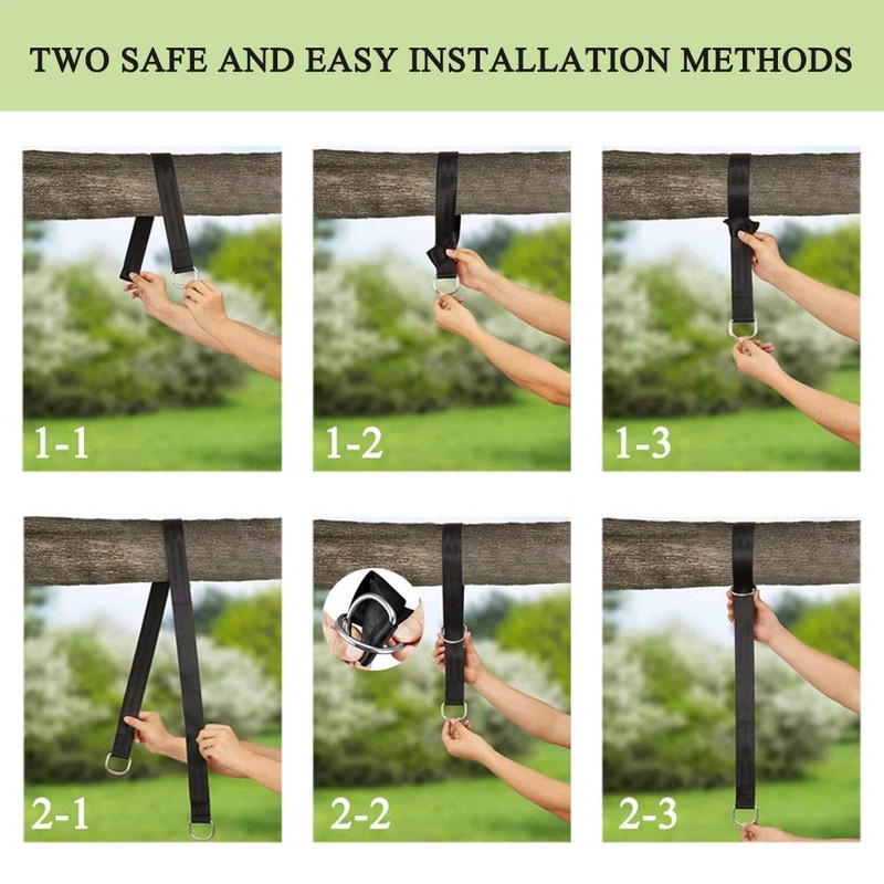 Tree Swing Straps Kit (Set of 2), EKVINOR Hanging Tree