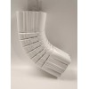 Unbranded Aluminum Gutter B Elbow, 2"x3" Downspout Elbow, White, Turns