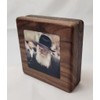 Judaica - The Rebbe - Menachem Mendel Schneerson - Walnut