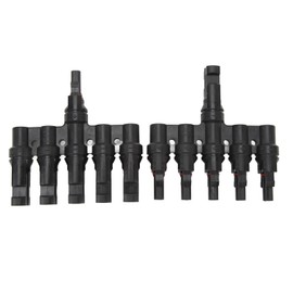 Solar T Branch Connector 1 to 5 PPO IP67 Waterproof Female Male Safety Protection Solar Panel Power Accessory