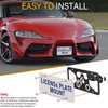 No Drill License Plate Holder Compatible with Toyota 4Runner 5th