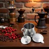 ZhangyiHot 2Pcs Silver Vietnamese Coffee Filter Stainless Steel Pot Drip