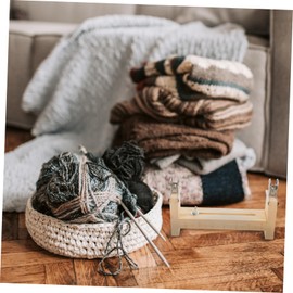 TEHAUX 1set Wooden Bracelet Maker Craft Tool Kit Woven Frame for Jewelry Making Material Includes Clips for Easy Weaving for Boys and Girls and Adults