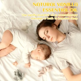 EVOKE OCCU EVOKE OCCU 4 Fl Oz Vanilla Essential Oil, Pure Vanilla Oil for Diffuser, Skin, Humidifier and Relaxation - 118ML