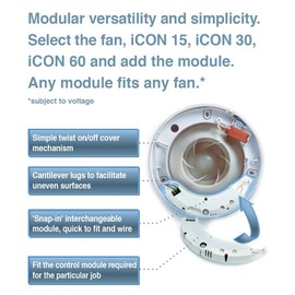 Airflow iCON PCS Plug-in Pull-Cord Module for 12V Fan