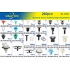 OAUTOO 260pcs for Honda & Acura Auto Body Interior and