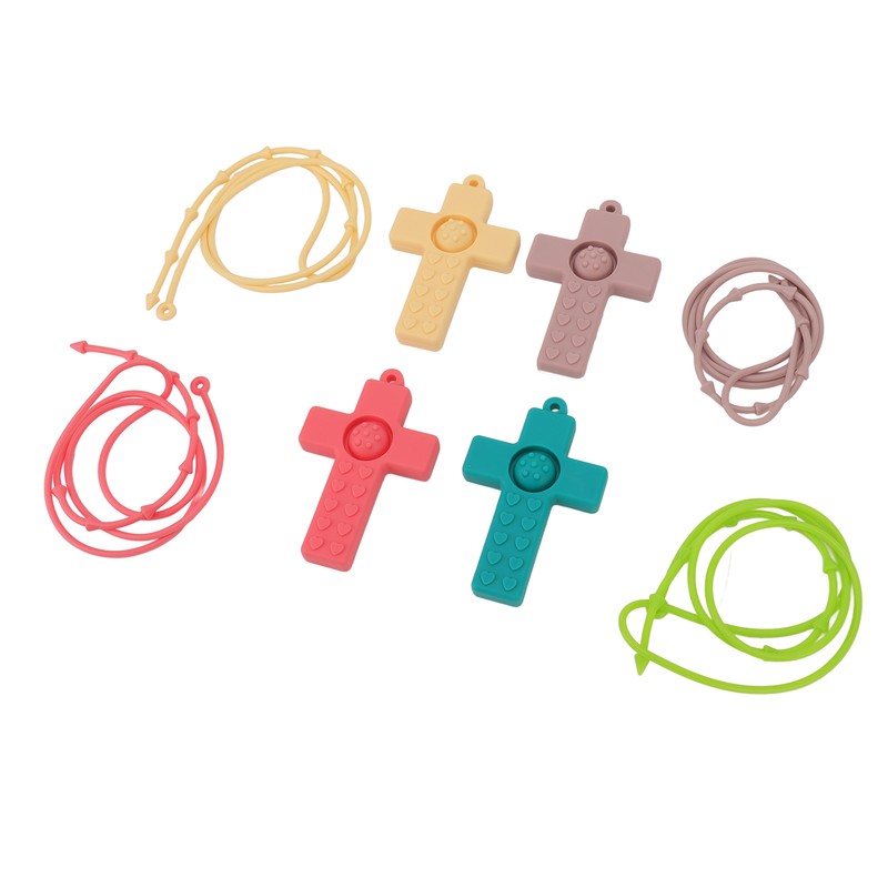 4Pcs Silicone Baby Teether Toy Infant Teething Relief Molar Soothe