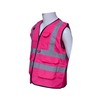 RG High Visibility Pink Safety Vest with Reflective Strips (AU,