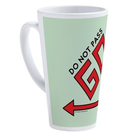 CafePress Monopoly Do Not Pass Go 17 oz Latte Mug
