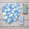 12Pcs Blue Preserved Dried Flowers Plant,Wide Applications Dried Pressed Flowers