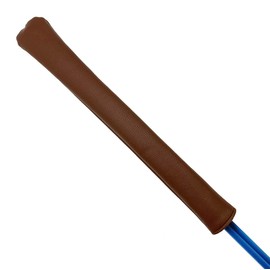 KOSTOO 14 inch Premium Leather Golf Alignment Stick Cover Case Holder with Liner Velvet, Can Holds at Least 2 Sticks (Red)