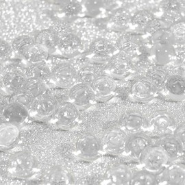 Jacisk 120,000 Clear Water Beads, Transparent Water Gel Beads for Vase Filler, Christmas Decoration, Wedding Centerpiece, Floating Candles, Planting, Floral Decoration