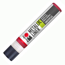 Marabu Metallic Liner Pen 25ml - 732 Red
