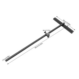 Manual Tile Cutter Hand Tool Ceramic Floor Cutter Professional Porcelain Ceramic Tile Cutter Tool T-Shaped Structure 35.43" Cutting Width For Cutting Tiles Glass Wall Tiles