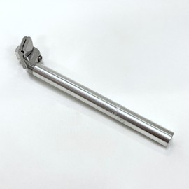 Bicycle KALIN Aluminum Seat Post Seat Pillar Diameter 1.0 inch (26.0 mm) Diameter 1.0 inch (26.0 mm) Silver with Saddle Clamp (Yagura)