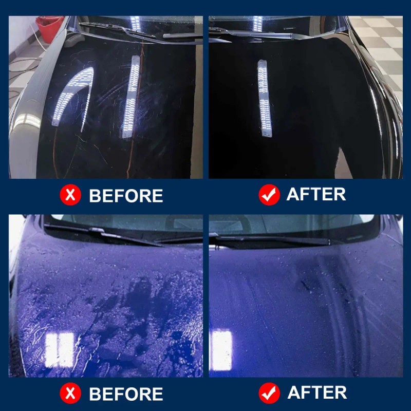 Set De Encerado De Cristal Para Coche, Cera Para Revestimien