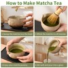 EOIMS Japanese Matcha Tea Set, Ceramic Bowl with Pourer, Includes