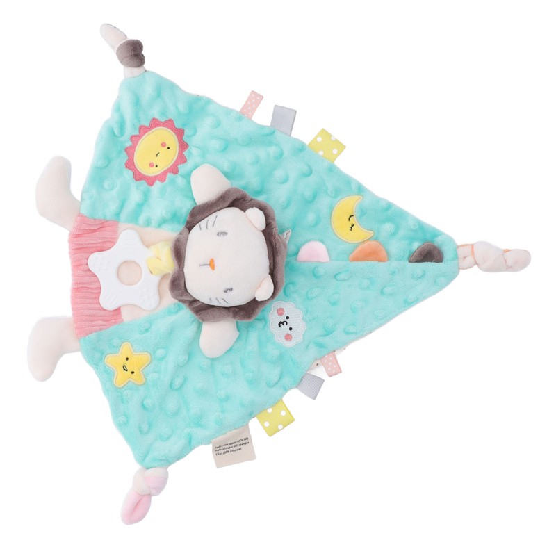 Baby Security Blanket Biteable Teether Baby Snuggle Blanket Baby Teething