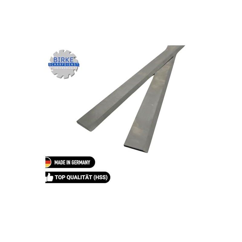 2 pieces planer blades 18% HSS 310 mm x 30