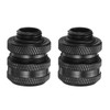sourcing map 2pcs Water Cooling Adapter G1/4" Thread to 14mm