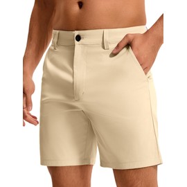 Dababell Men's Golf Shorts 7 Inch Inseam, Quick Dry Stretch, Flat Front with 5 Pockets, Lightweight Casual Work Shorts 32