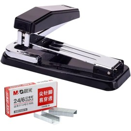 Acid Medium Stapler Stapler, Medium Binding, 50 Sheets, Lightweight, Portable, Portable, Includes JIS3 Needles, 1000 Needles, Commercial Use, Office Supplies, Stationery