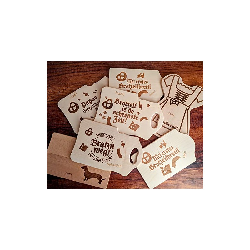 Bread board "Bavarian cutting aid"