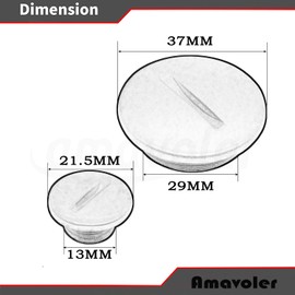 Amavoler Quad Engine Stator Side Cover Caps W/Seals Replacement Accessories Fit for 50cc 70cc 90cc 110cc 125cc ATV BMS Roketa Taotao SunL Coolster.
