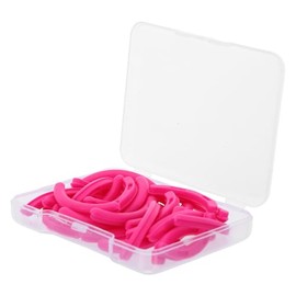 Repuestos Aplicables para Rizador de Pestañas 30 Almohadillas de Goma Rosa Fucsia Bandas Elásticas de Repuesto para Rizador de Pestañas Accesorios... 