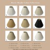 Royal Designs, Inc. Coolie Empire Hardback Lamp Shade, HB-607-12BLK, Black,