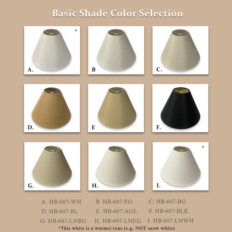 Royal Designs, Inc. Coolie Empire Hardback Lamp Shade, HB-607-12BLK, Black,