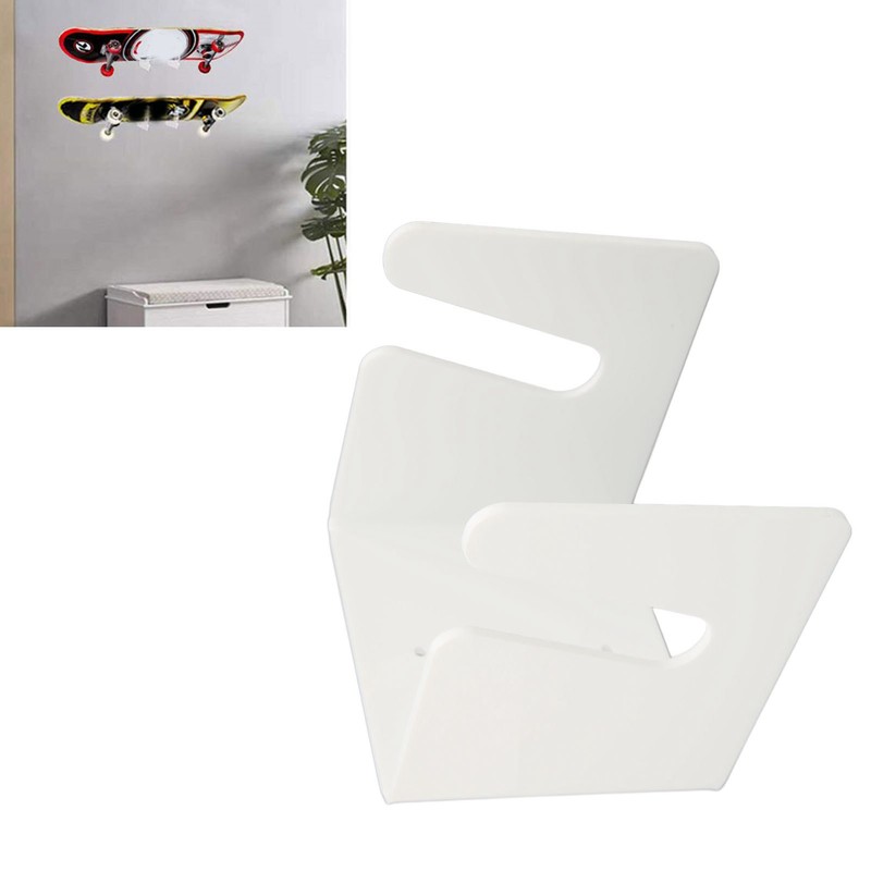 Skateboard Wall Mount Acrylic Display Storage Holder Hanger Home Decoration