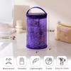 RSRSLEII Clear Star Lotion Cylinder Bag for Toiletry,Waterproof PVC Sunscreen