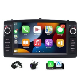 EUBUY 4+64G Car Radio Stereo for Toyota Corolla 2000-2006, 7 Inch Touch Car GPS Radio with Wireless CarPlay Android Auto Support GPS Navigation/WiFi/Backup Camera